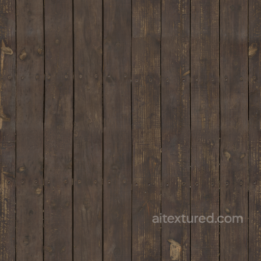 Wooden Bridge Planks seamless Wood PBR texture