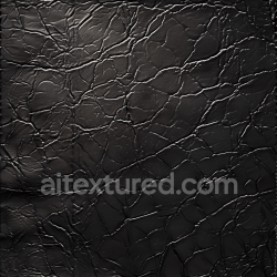 seamless Seamless 3D PBR cracked black leather texture with deep wrinkles and fine grain texture 8k free download PBR