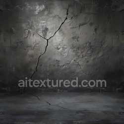 seamless Seamless 3D PBR Cracked Dark Concrete Surface Texture with Deep Fractures texture 8k free download PBR