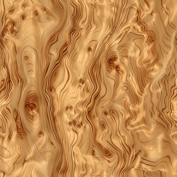 Light Pine Wood with Distinctive Knots and Flowing Grain seamless PBR texture preview