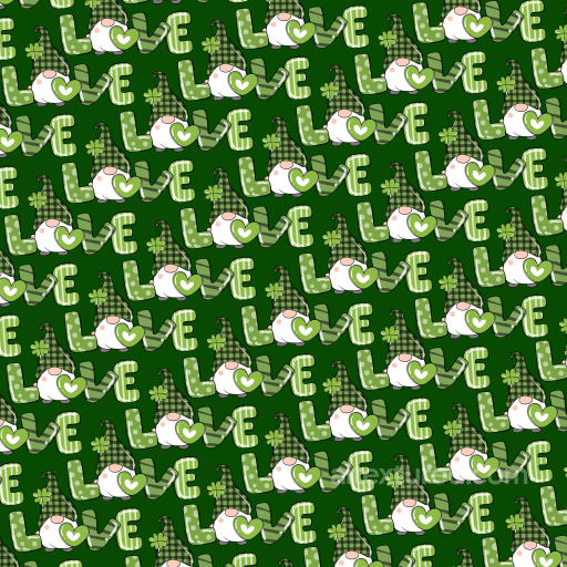 St Patrick-themed Love Pattern Digital Paper Texture seamless St patrick digital paper bundle PBR texture