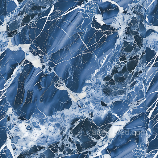 Seamless Blue Savoy Marble 3D PBR Texture with Natural Veining seamless Marble PBR texture