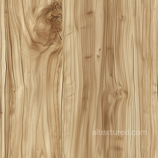 Light Knotted Wood Planks PBR Texture with Natural Grain seamless Wood PBR texture