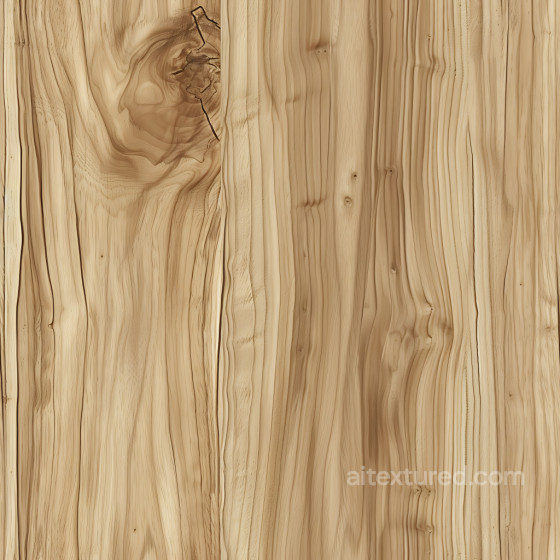 Light Knotted Wood Planks PBR Texture with Natural Grain Wood texture preview