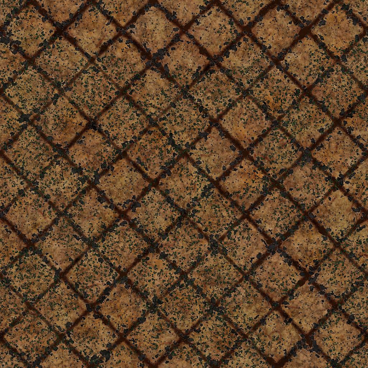 Grilled Steak with Grill Marks seamless PBR texture preview