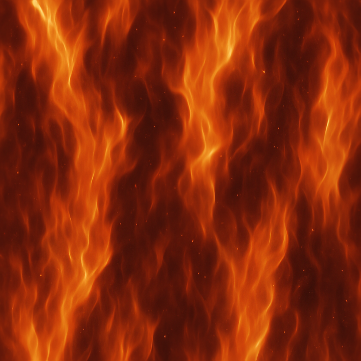 Flickering Fire Blaze Surface seamless PBR texture preview