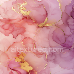 seamless Seamless 3D Alcohol Ink PBR Texture Featuring Pink Hues and Gold Veins texture 8k free download PBR