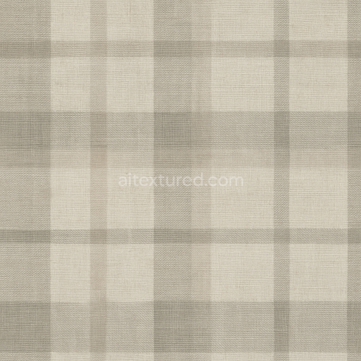 Seamless 3d texture pbr 8k modern minimalist plaid wallpaper with textured woven linen weave finish