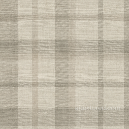 Modern Minimalist Plaid Wallpaper With Textured Woven Linen Weave Finish seamless Wallpaper PBR texture