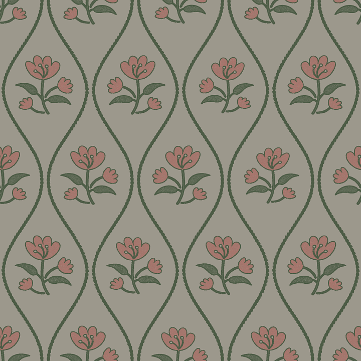 Embroidery Fabric seamless PBR texture preview