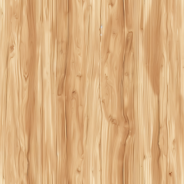 Light Pine Wood Planks with Natural Grain and Knots seamless PBR texture preview