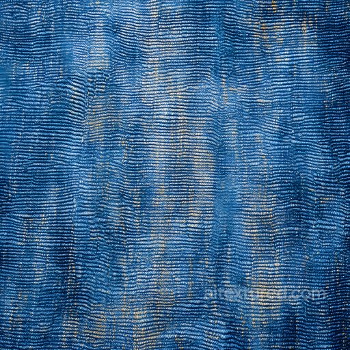 Cracked Denim Fabric PBR Texture in Blue with Worn Lines seamless Denim jeans PBR texture