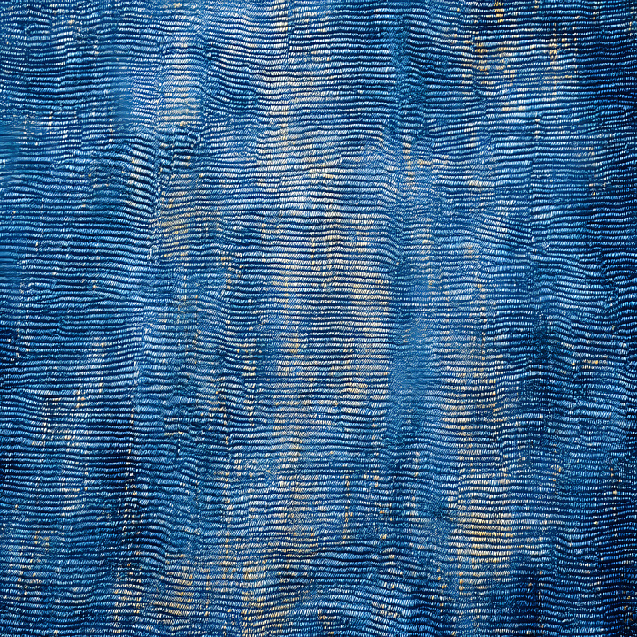 Cracked Denim Fabric in Blue with Worn Lines seamless PBR texture preview