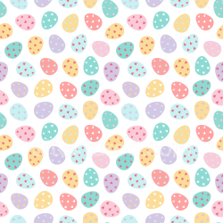 seamless Seamless 3D PBR Texture of Pastel Easter Eggs with Heart Patterns texture 8k free download PBR