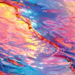 seamless Seamless 3D PBR Texture of Glossy Iridescent Fluid Surface with Vibrant Color Shifts texture 8k free download PBR