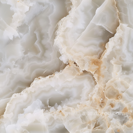 Alabastro Egiziano Natural Marble PBR Texture with Creamy Layered Veins Marble texture preview