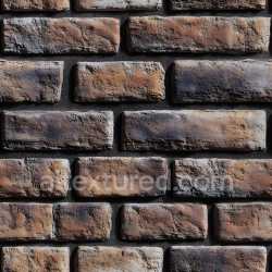 seamless Seamless 3D cracked and pitted brick wall PBR texture with weathered earthy tones texture 8k free download PBR