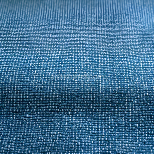 Seamless 3D cracked denim fabric PBR texture with woven pattern