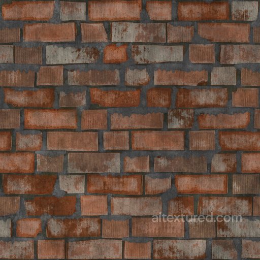 Seamless Bricks 039 by Textures - PBR 3D Texture (8K ready) seamless Brick PBR texture