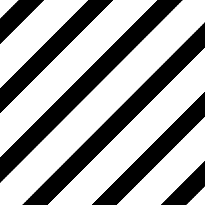Watercolor Stripes of Bold Black and White Diagonal Stripes seamless PBR texture preview