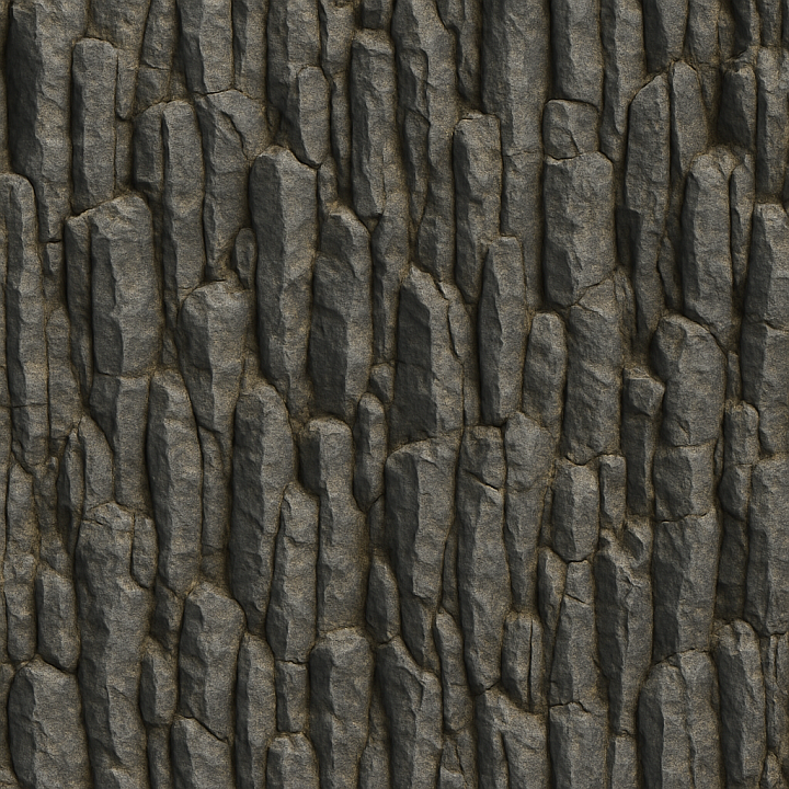 Ancient Basalt Flow seamless PBR texture preview