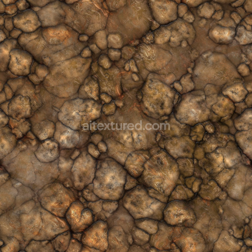 Preview — Stylized Archviz Ground Handpainted Rocks Stone Substance — Seamless PBR Texture