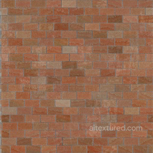 Glossy Red Brick Texture with Pits | Free PBR seamless Brick PBR texture
