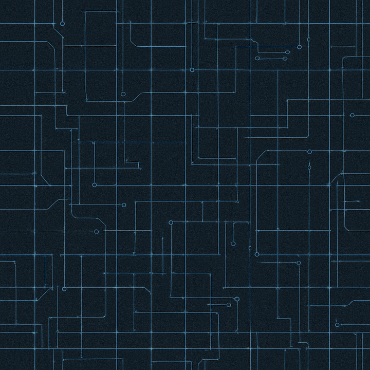 Techno Grid seamless PBR texture preview