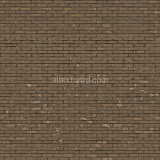 Brick Wall — Wall Brick Walling Weathered Weatherbeaten — PBR seamless 3D texture