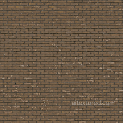 Brick Wall - Wall Brick Walling Weathered Weatherbeaten seamless Brick PBR texture