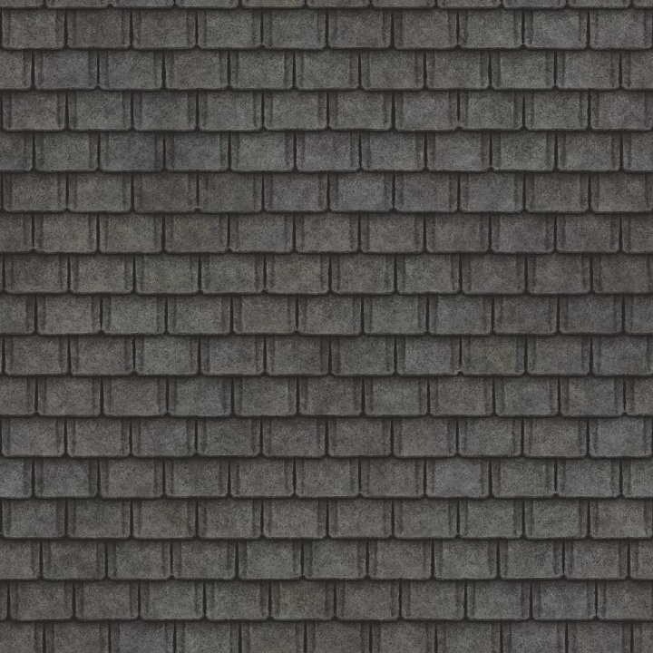 Square Asphalt Rooftop seamless PBR texture preview