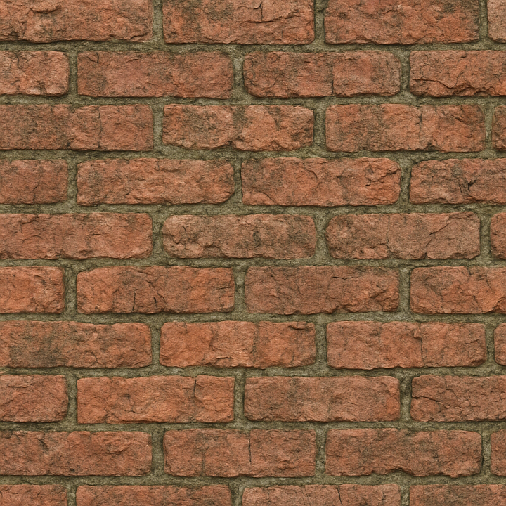 Halloween Old Grimy Brick Wall Surface seamless PBR texture preview