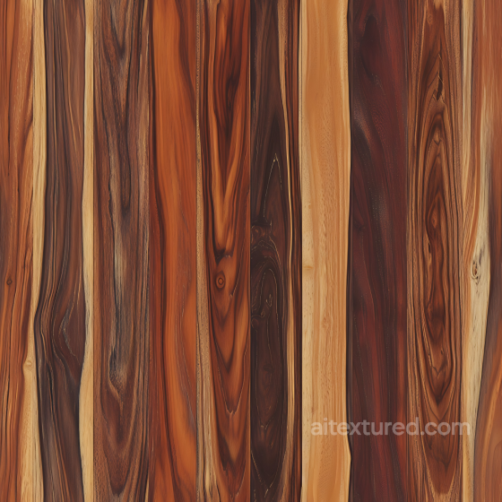 Exotic Wood Planks PBR Texture with Deep Grain Patterns and Warm Tones Wood texture preview