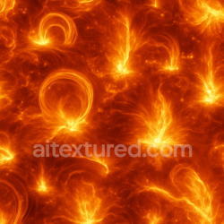 seamless Seamless 3d texture pbr 8k stellar corona with coronal loops and plasma storm effects texture 8k free download PBR