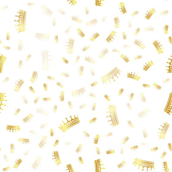 with White Background and Gold Crown Motifs White & Gold texture preview