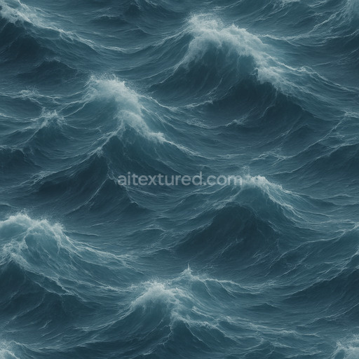Stormy Wave Seamless Texture