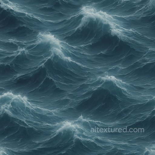 Stormy Wave Seamless Texture seamless Water PBR texture