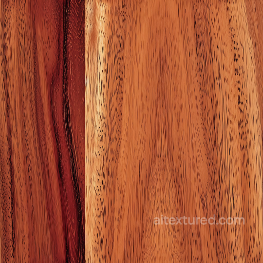 Exotic Wood Planks Seamless Texture with Distinctive Rich Grain seamless Wood PBR texture