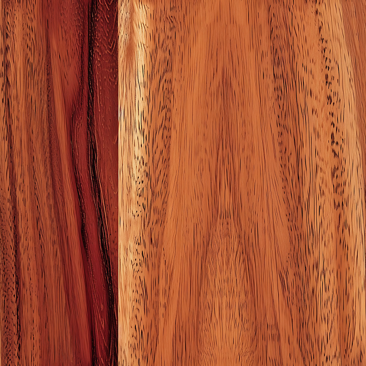 Exotic Wood Planks with Distinctive Rich Grain seamless PBR texture preview