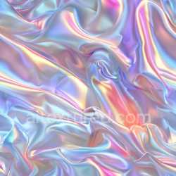 seamless Seamless 3D PBR Texture of Iridescent, Glossy, Crumpled Fabric with Soft Highlights texture 8k free download PBR