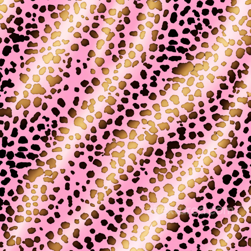 Leopard Print Faux Leather Texture in Pink and Brown seamless Leopard Print PBR texture