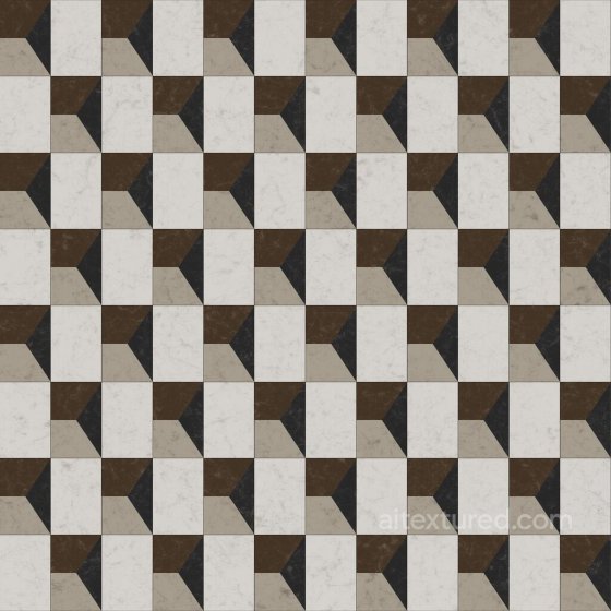 3D Illusion Marble Tiles | Free PBR Marble texture preview