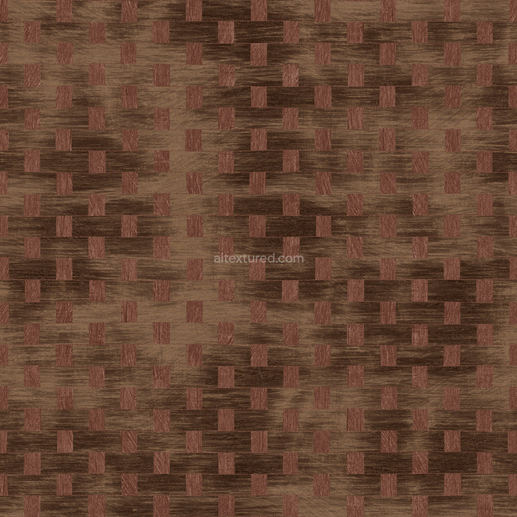 Seamless wicker texture with detailed woven pattern