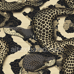 seamless Seamless 3D Snake Scale Camouflage PBR Texture with Organic Scale Pattern and Monochrome Palette texture 8k free download PBR