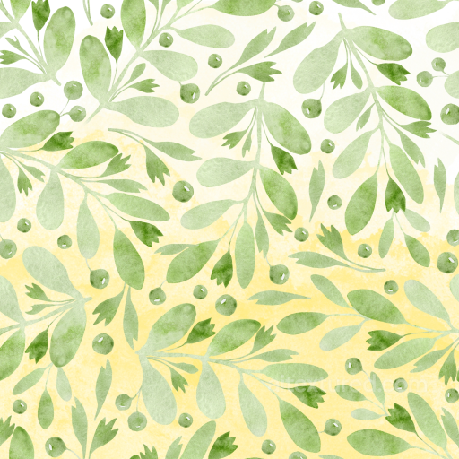 Watercolor Greenery Texture with Soft Leaf Patterns seamless watercolor greenery  PBR texture