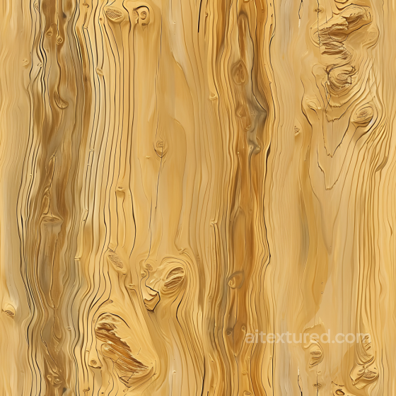 Pine Wood PBR Texture Featuring Natural Knots and Grain Pattern Wood texture preview