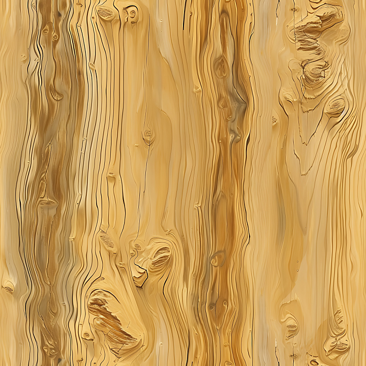 Pine Wood Featuring Natural Knots and Grain Pattern seamless PBR texture preview