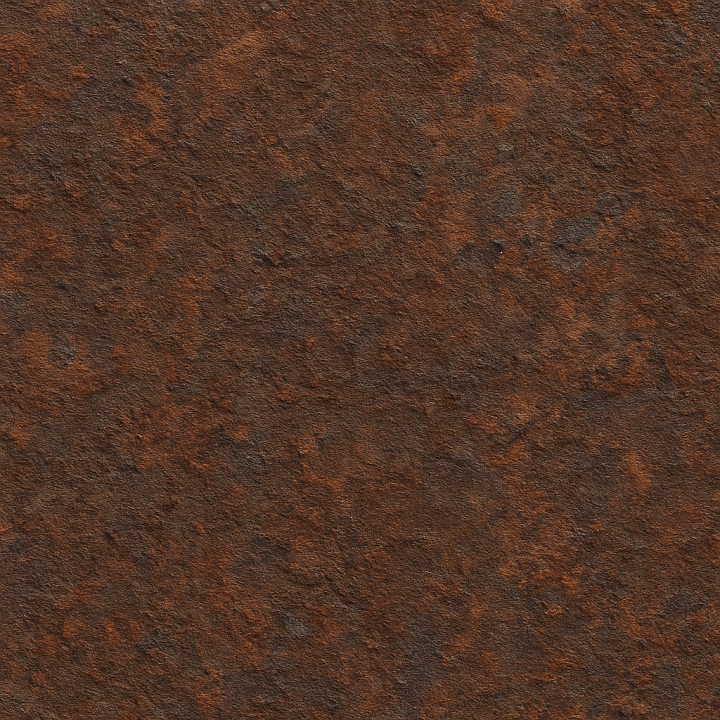 Rough Oxidized Iron seamless PBR texture preview