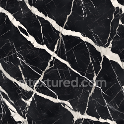 seamless Seamless 3D Black Marquina Marble PBR Texture Featuring Bold White Veins texture 8k free download PBR