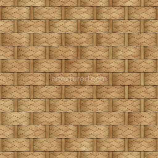 Archviz Substance Designer Weave Wicker Wood — Seamless PBR Texture